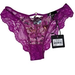 Honey Birdette Magenta Lace Panties
